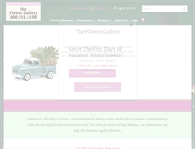 Tablet Screenshot of myflowergallery.com